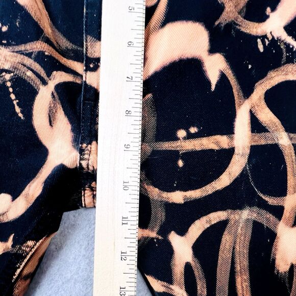 Levis Mens Jeans 32x32 Black Gold Chain Print 512 Slim Taper Fit Denim Urban Y2K - Picture 8 of 12